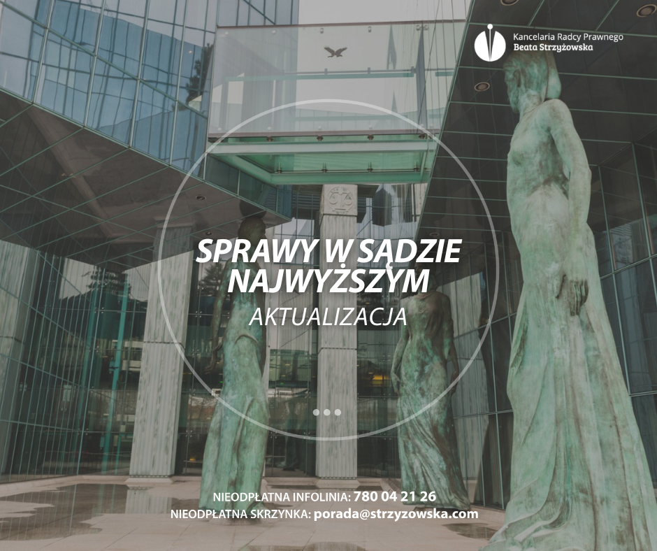 SPRAWY W SĄDZIE NAJWYŻSZYM 